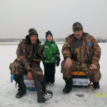 Впервые взял 4-х летнего сынишку на зимнюю рыбалку
