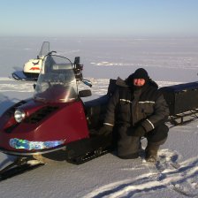 снегоход к вывозу готов