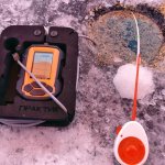 Рыбалка зимой с эхолотом, Поиск рыбы с Практик 7 BWF