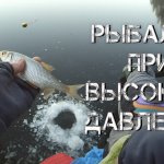 Рыбалка при высоком давлении со льда. Ловля на мормышку, блесны и жерлицы. Плотва, окунь, щука.