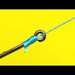 Simple universal fishing knot for any hook. Fishing knot Trombone loop. Best Fishing Video