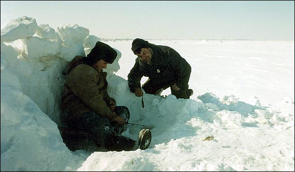 оз.Благодатное (Карасукский р-н)08.03.2003