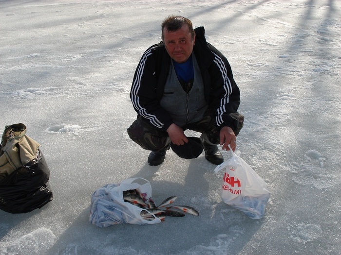 Удачная рыбалка, и отличная погода.