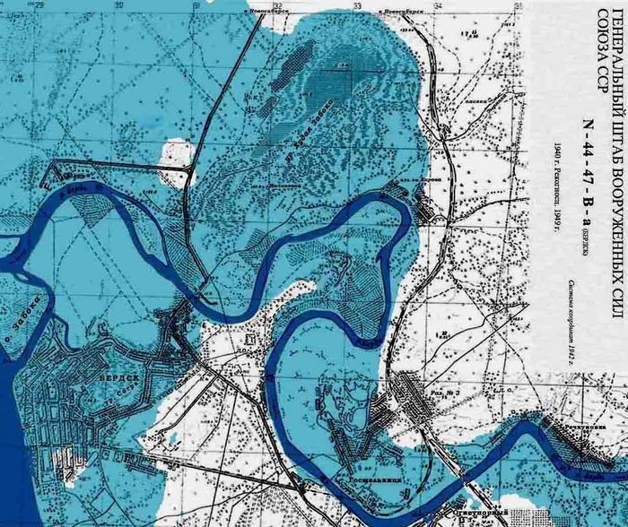 Карта глубин шершневского. Старое русло реки Бердь. Река Бердь на карте. Карта старое русло берди. Карта глубин река Сура.