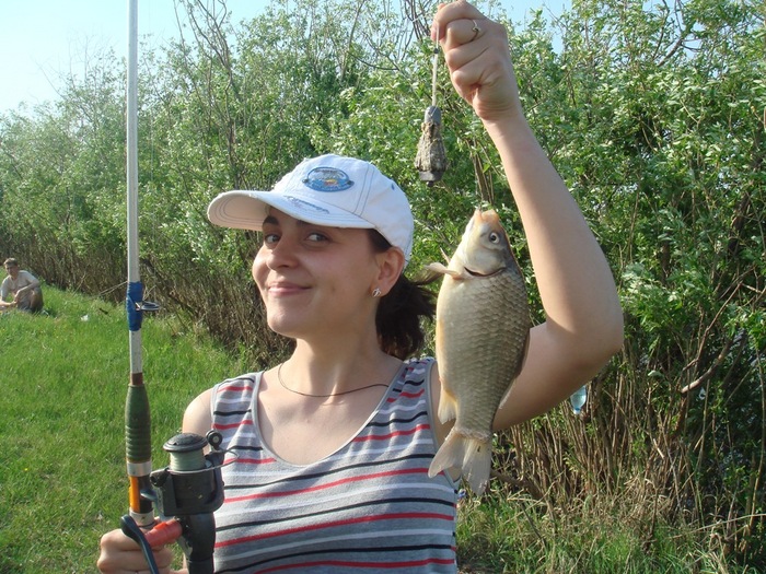 Первый рыб моей жены, река Каргат Барабинский район за Здвинском.