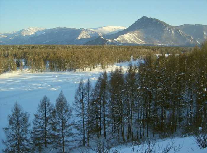 Зима на Алтае. 