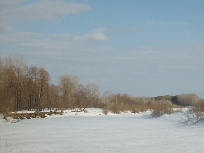 Бердь. Через пару недель льда уже не будет.