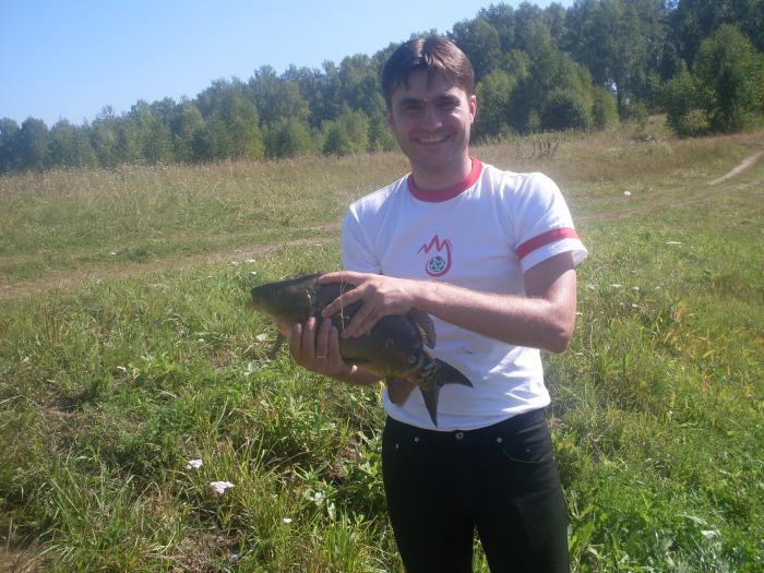 Карп на 2 кг пойманый новичком, первый раз на рыбалке на карпа)