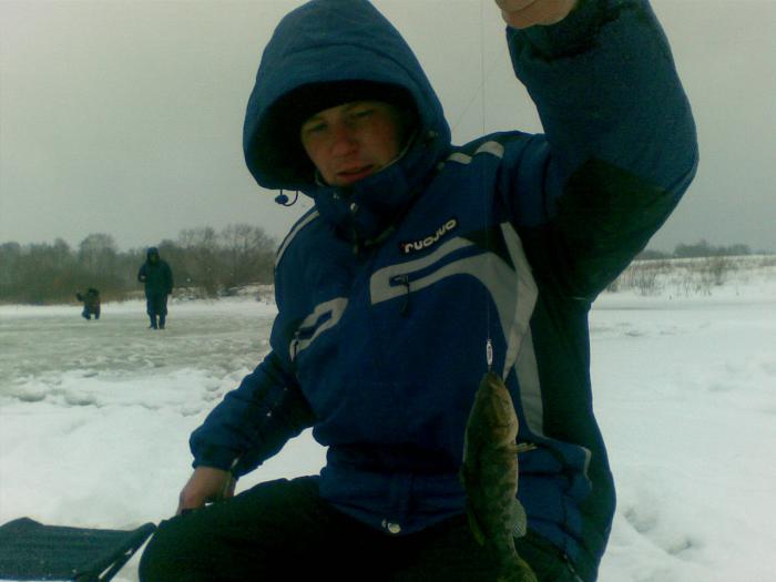 Первая рыбалка со льда. ))) 