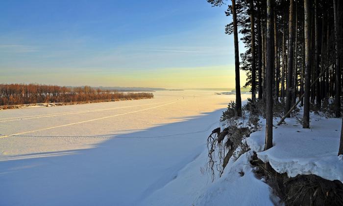 Рассвет.(р.Обь,март2011г)