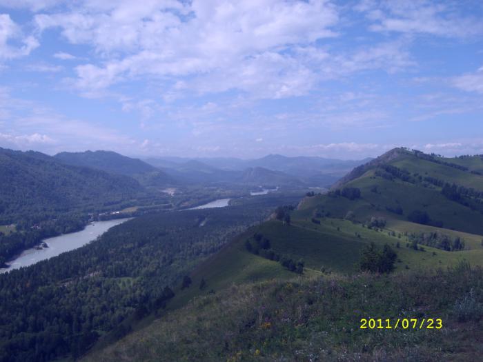 Долина Катуни.