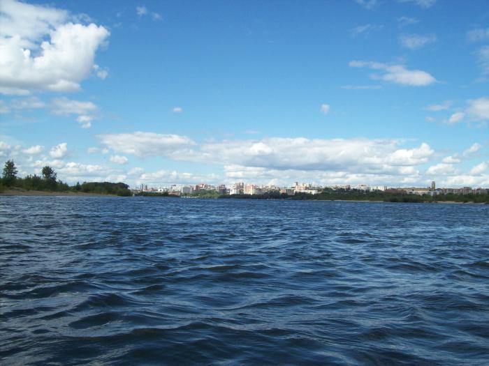 очертания Новосибирска