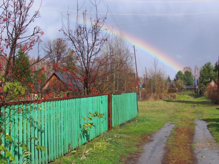 Последняя радуга в этом году...