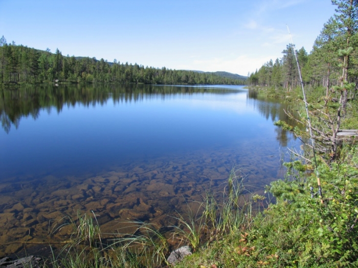 Озеро в Швеции