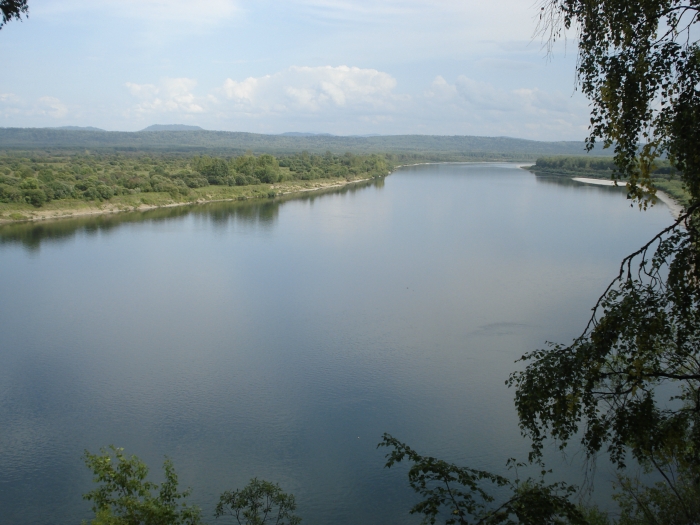 река Томь вид на д. Ячменюха
