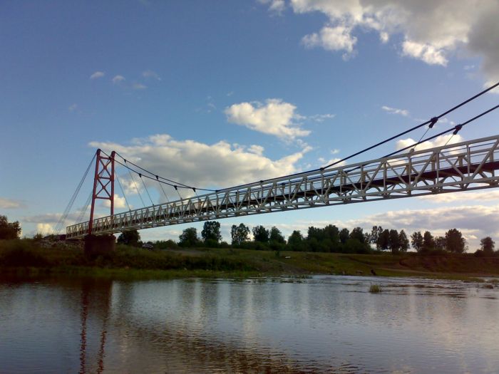 новый мост через Иню