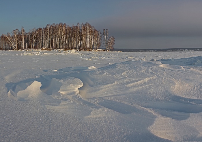 Снежные дюны