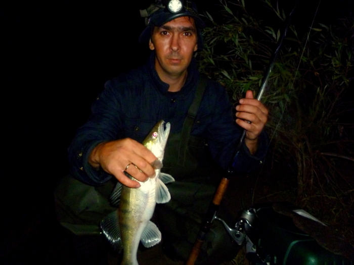 Ночная воблерная рыбалка.