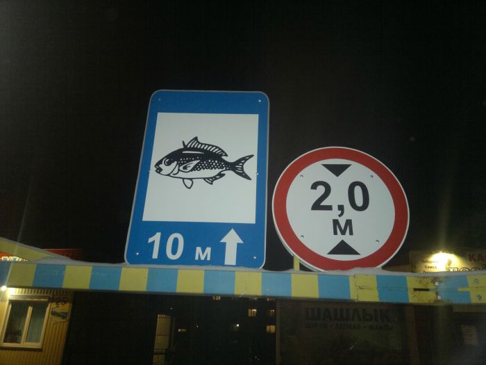 Новый дорожный знак :)))