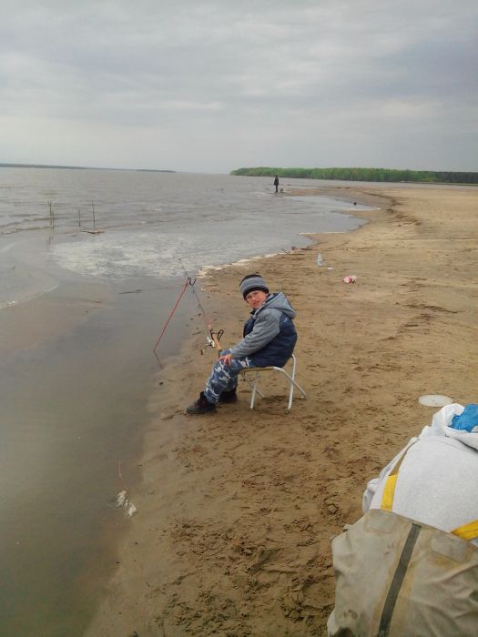 Ванек в ожидании поклевки.