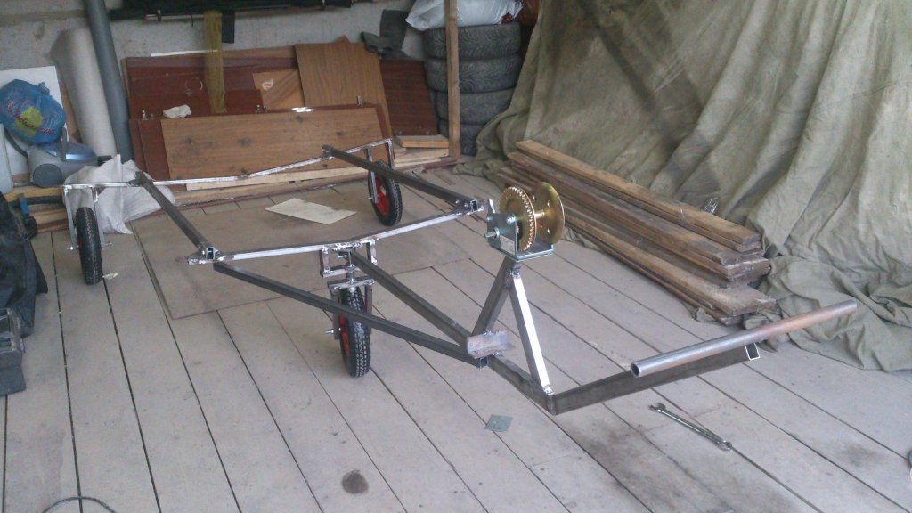 Тележка для лодки пвх своими руками чертежи размеры фото