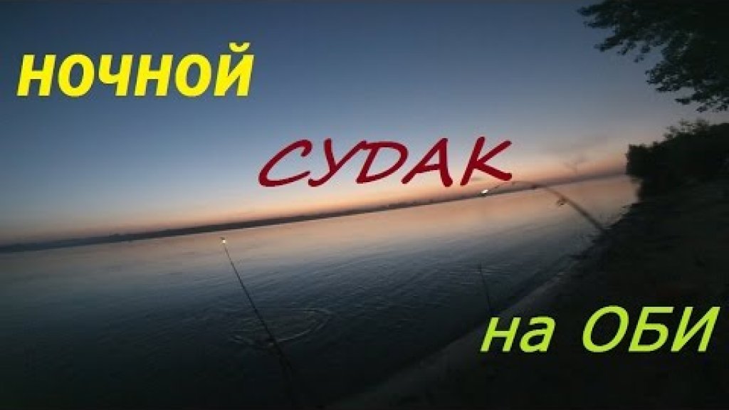 Ловим судака ночью на реке Обь на малька. На конкурс;-)