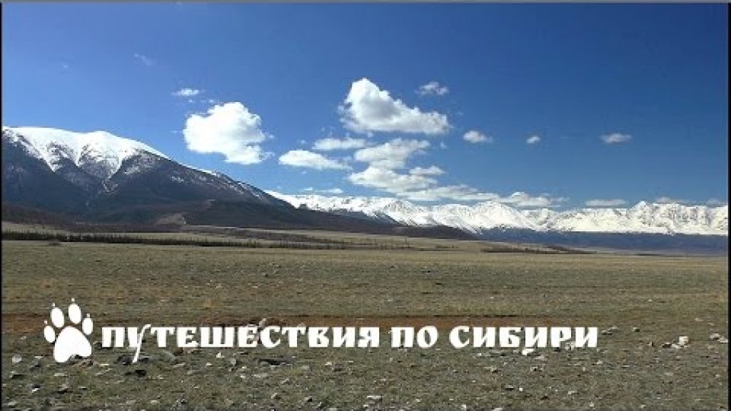 Горный Алтай, Курайская степь в начале мая...