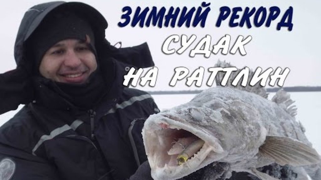 Зимний рекорд. Судак на раттлин