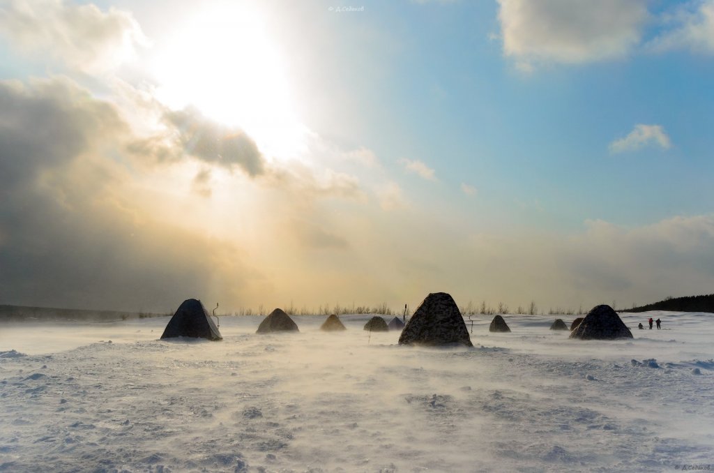 Солнце в ветреный день.