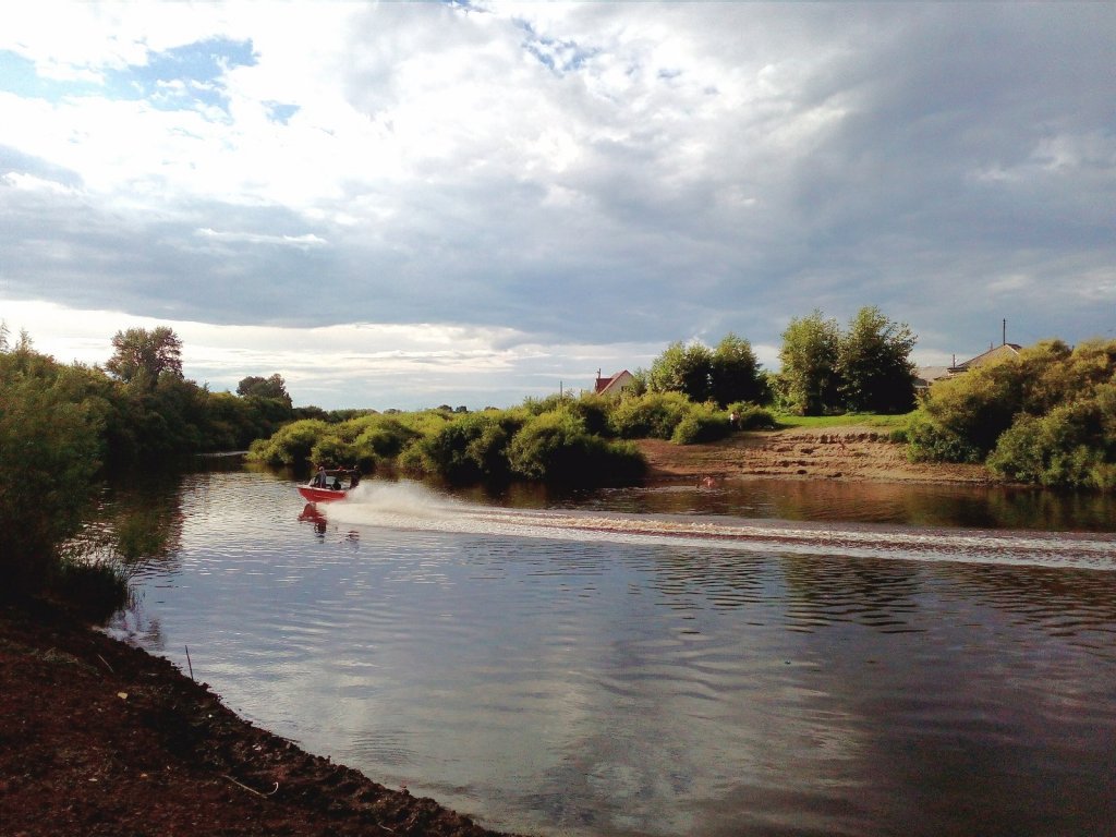 Р. Омь. Городская черта (г. Куйбышев)