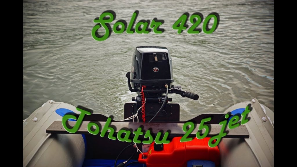 Solar 420 + Tohatsu 25 jet по Абакану вверх