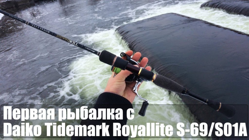 Первая рыбалка с Daiko Tidemark Royallite TMRLS-69/S01A