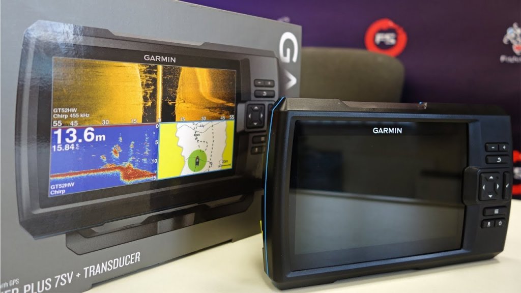 Распаковка эхолота Garmin Striker Plus 7sv. Реальная карта глубин всегда под рукой