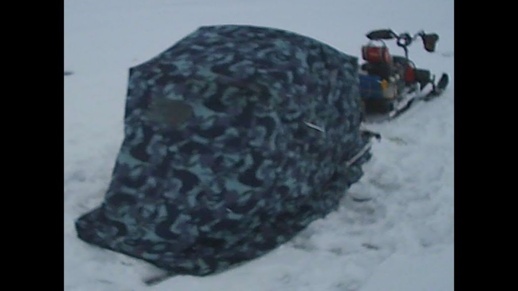 Зимняя палатка с «мотором»… Своими руками…