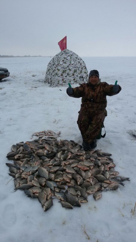 Первый опыт в зимней рыбалки