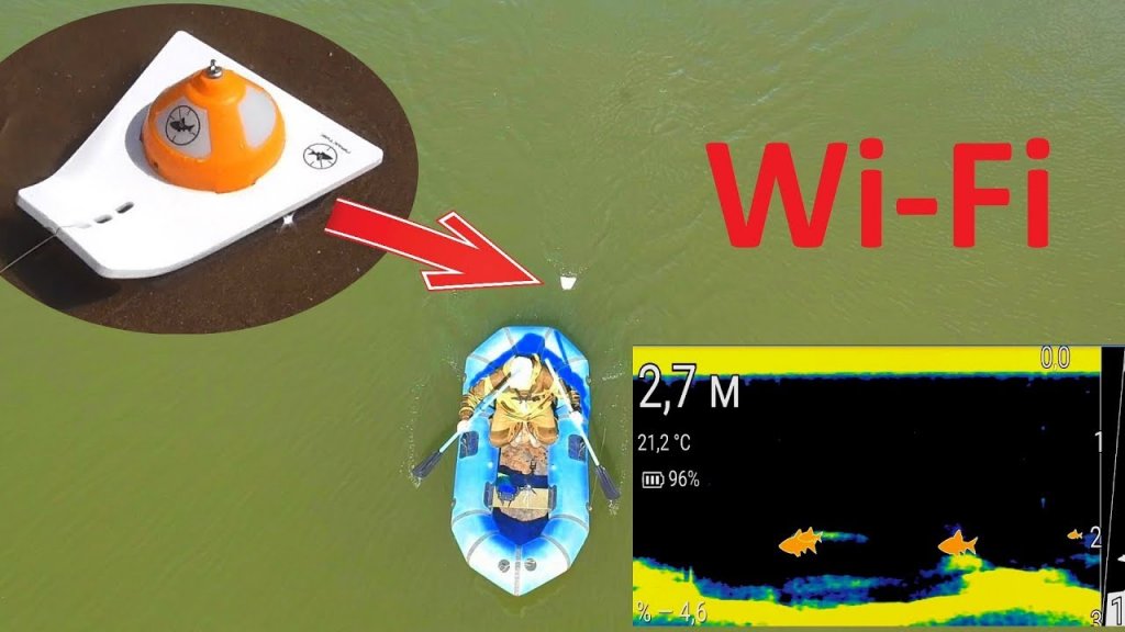 Поиск рыбы! Эхолот Практик 7 Wi-Fi. Подводная съемка