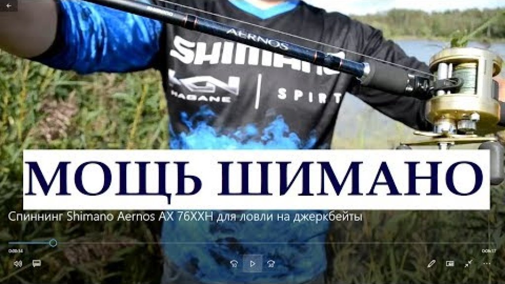 Спиннинг Shimano Aernos AX 76XXH для ловли на джеркбейты