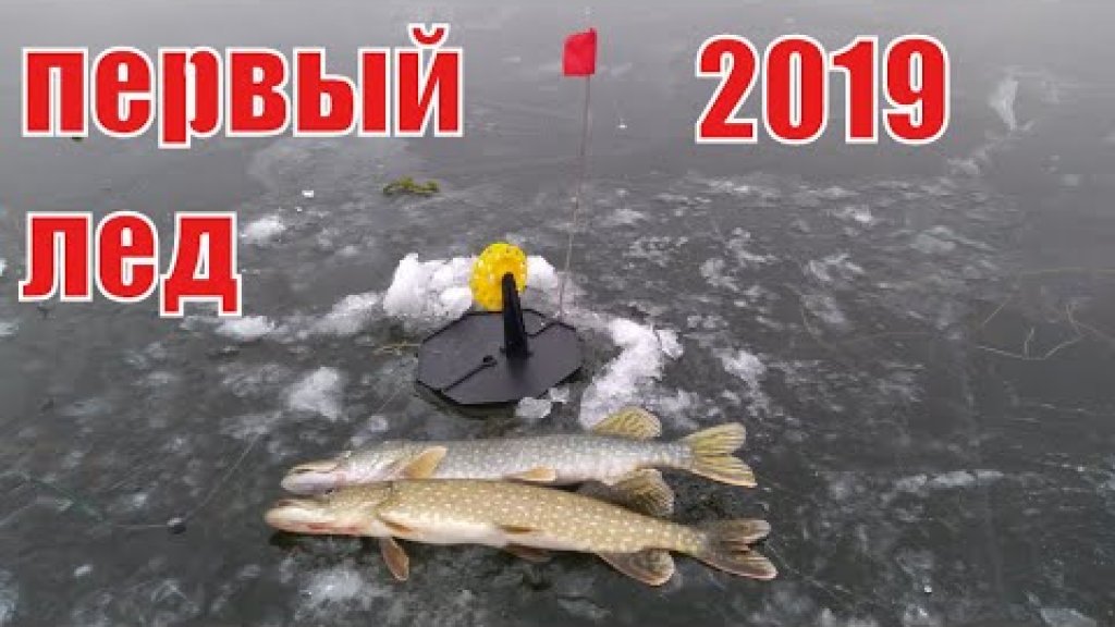 Первый лед 2019. Ловля щуки на жерлицы.