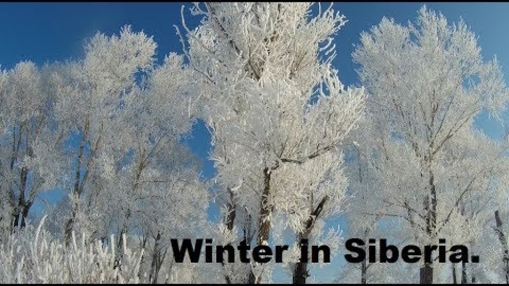 Winter in Siberia.