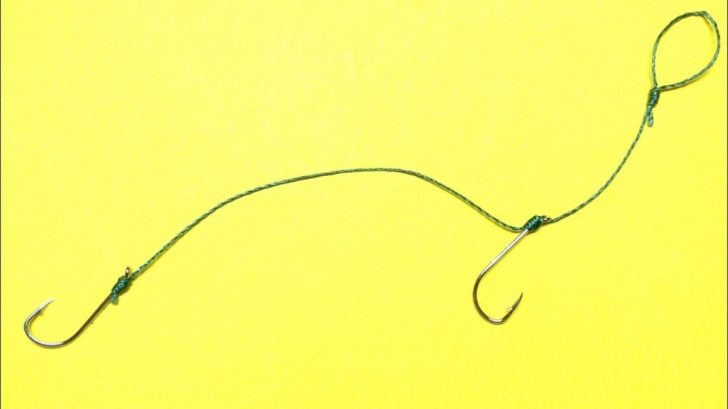 Как привязать два крючка на поводок чтобы они не путались | fishing knots for hooks | рыбалка 2020