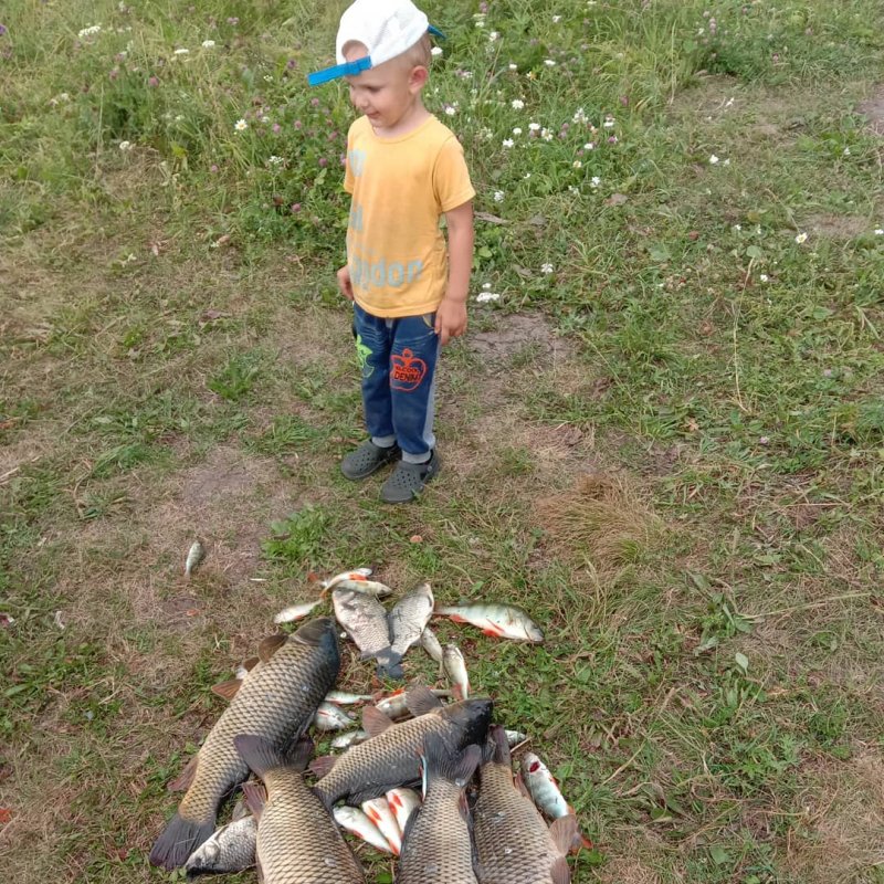 Рыбалка с сыном.