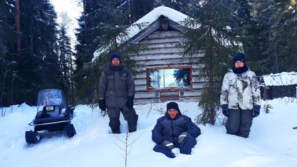 ?Рыбалка.Первая Щука Племяша.Два дня в Избе.Лесной быт