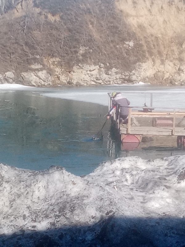 Тестирование открытой воды на Изумрудном.