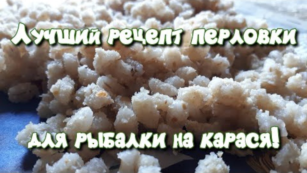 Лучшая перловка для рыбалки на карася! Лучшая перловка для рыбалки на карася!