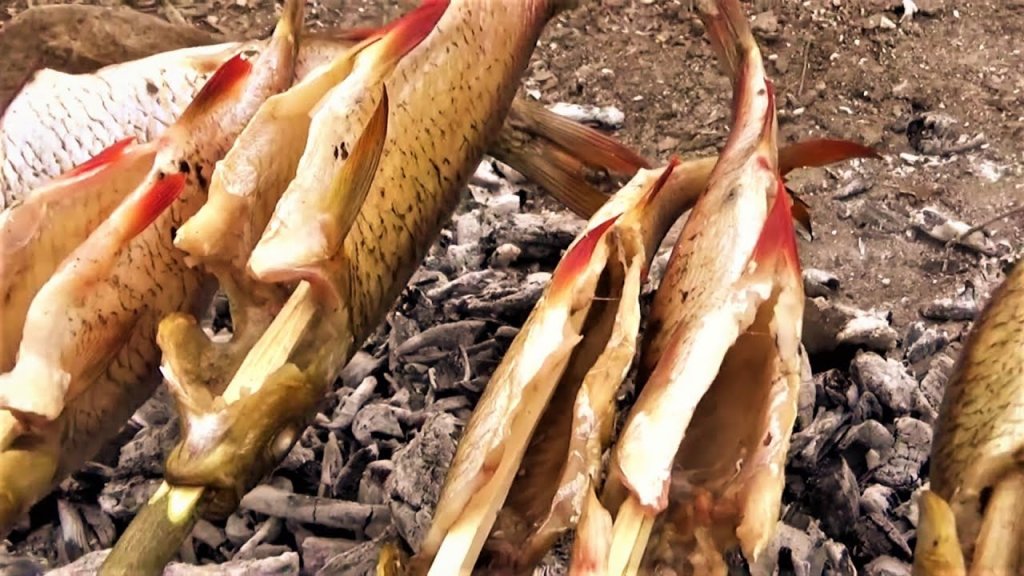 Рыба на углях  Простой и вкусный рецепт приготовления
