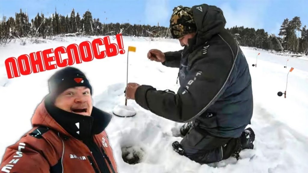 ШОК! Поставил жерлицы и сразу два флага загорелось. Зимняя рыбалка2022 ШОК! Поставил жерлицы и сразу два флага загорелось. Зимняя рыбалка2022