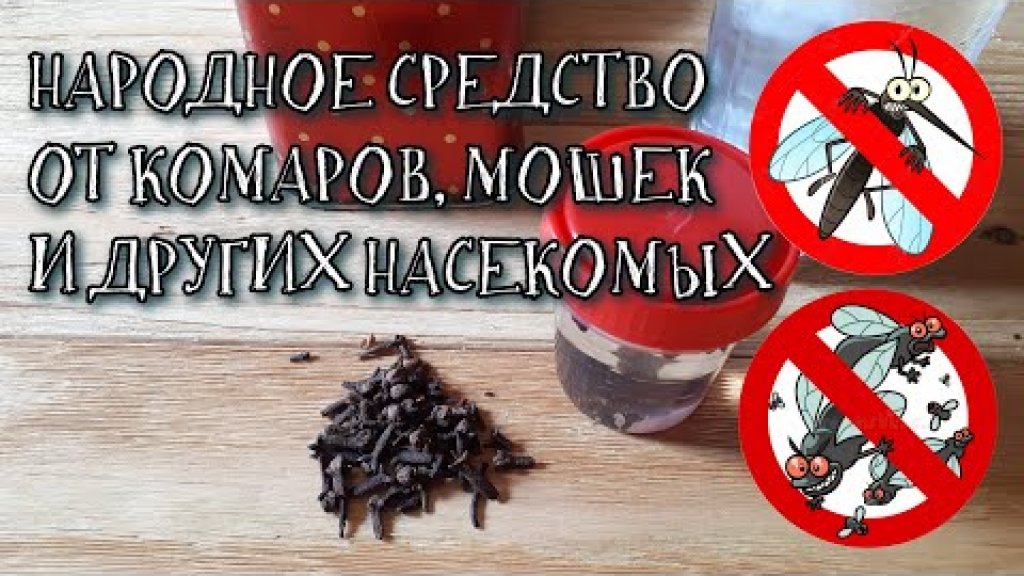 Народное средство от комаров, мошек и других насекомых!