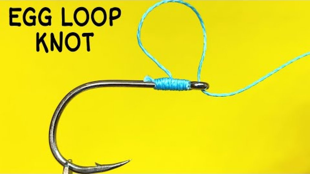Рыболовный узел egg knot loop. Лучший узел для ловли крупного сома