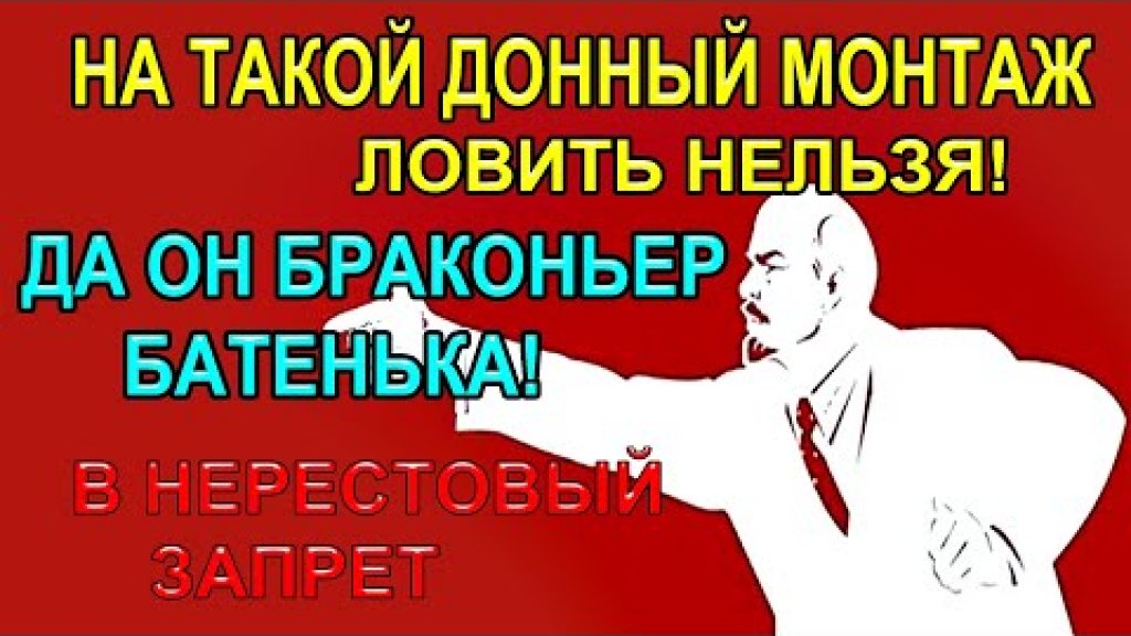 На этот донный монтаж ловить нельзя в нерестовый запрет, можно попасть на штраф На этот донный монтаж ловить нельзя в нерестовый запрет, можно попасть на штраф