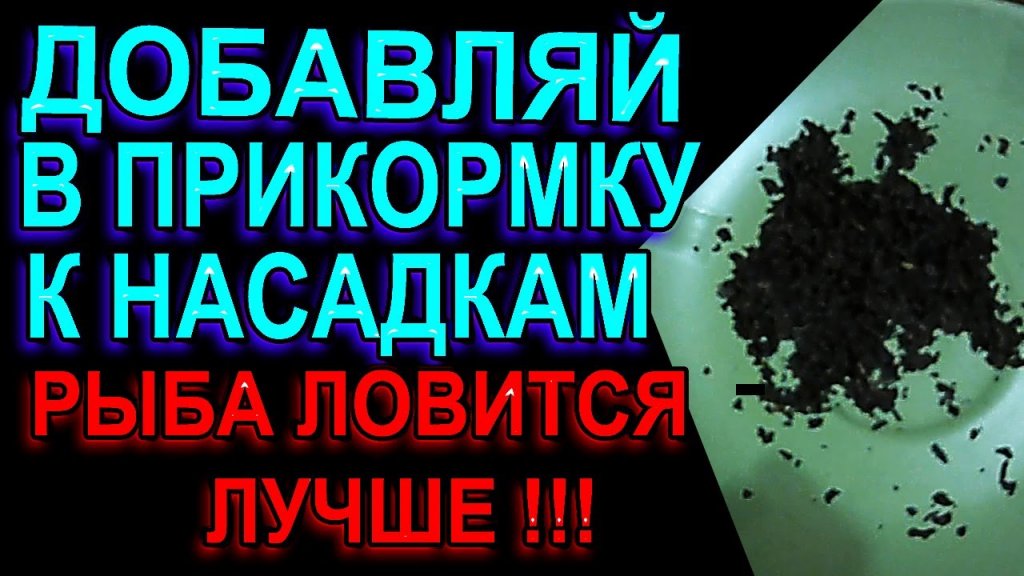 Добавив его к насадкам и в состав прикормки рыба клюёт лучше на рыбалке